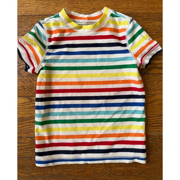 Primary Other - Primary Rainbow Stripe Rash Guard Shirt Size 2-3